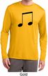 Music 8th Note Mens Dry Wicking Long Sleeve Shirt