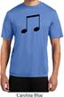 Music 8th Note Mens Moisture Wicking Shirt