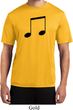 Music 8th Note Mens Moisture Wicking Shirt