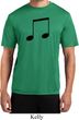 Music 8th Note Mens Moisture Wicking Shirt