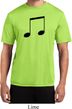 Music 8th Note Mens Moisture Wicking Shirt