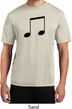 Music 8th Note Mens Moisture Wicking Shirt