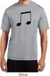 Music 8th Note Mens Moisture Wicking Shirt