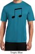 Music 8th Note Mens Moisture Wicking Shirt