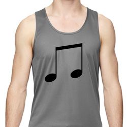 Music 8th Note Mens Moisture Wicking Tanktop Music 8th Note Mens Moisture Wicking Tanktop