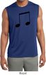 Music 8th Note Mens Sleeveless Moisture Wicking Shirt