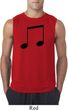Music 8th Note Mens Sleeveless Shirt