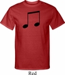 Music 8th Note Mens Tall Shirt