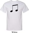 Music 8th Note Mens Tall Shirt