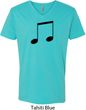 Music 8th Note Mens V-Neck Shirt