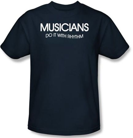 Musician Shirt - Funny Adult Navy Blue Tee