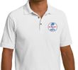 Ford Mustang Shelby Blue & Red Cobra Polo Shirt - White