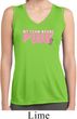 My Team Wears Pink For a Cure Ladies Sleeveless Moisture Wicking Shirt