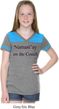 Namastay Home on the Couch Girls Football Shirt