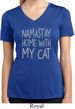 Namastay Home with My Cat Ladies Moisture Wicking V-neck Shirt