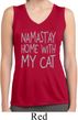 Namastay Home with My Cat Ladies Sleeveless Moisture Wicking Shirt