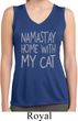 Namastay Home with My Cat Ladies Sleeveless Moisture Wicking Shirt
