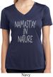 Namastay in Nature Ladies Moisture Wicking V-neck Shirt