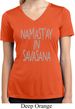 Namastay in Savasana Ladies Moisture Wicking V-neck Shirt