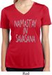 Namastay in Savasana Ladies Moisture Wicking V-neck Shirt