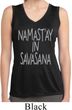 Namastay in Savasana Ladies Sleeveless Moisture Wicking Shirt