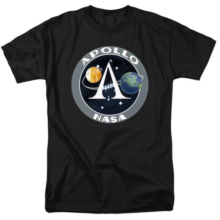 NASA Apollo Space Mission T-shirt - Black