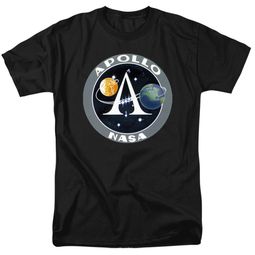 NASA Apollo Space Mission T-shirt - Black