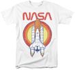 NASA Space Shuttle Circle T-Shirt - White