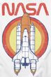 NASA Space Shuttle Circle T-Shirt - White