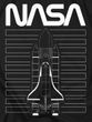 NASA Space Shuttle Adult T-shirt - Black