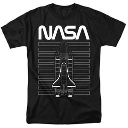 NASA Space Shuttle Adult T-shirt - Black