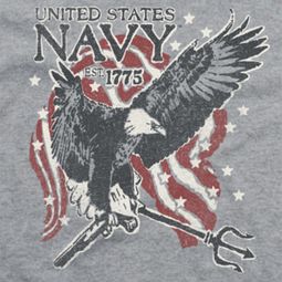 Navy Eagle Trident Shirts
