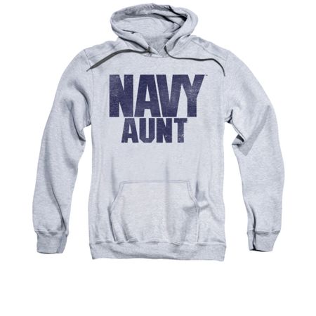 Navy Hoodie Navy Aunt Athletic Heather Sweatshirt Hoody