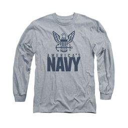 Navy Shirt America's Navy Long Sleeve Athletic Heather Tee T-Shirt Navy Shirt America's Navy Long Sleeve Athletic Heather Tee T-Shirt