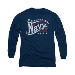 Navy Shirt Est 1775 Long Sleeve Navy Tee T-Shirt