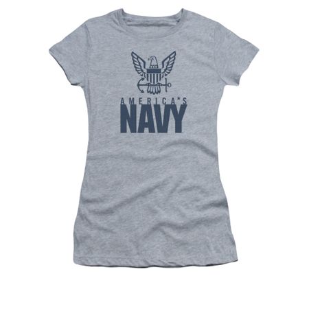 Navy Shirt Juniors America's Navy Athletic Heather T-Shirt