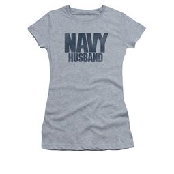 Navy Shirt Juniors Navy Husband Athletic Heather T-Shirt