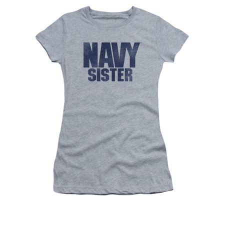 Navy Shirt Juniors Navy Sister Athletic Heather T-Shirt