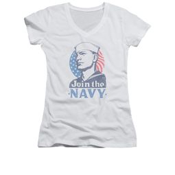 Navy Shirt Juniors V Neck Navy Join The Navy White T-Shirt Navy Shirt Juniors V Neck Navy Join The Navy White T-Shirt