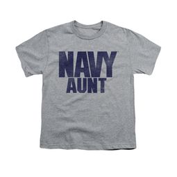 Navy Shirt Kids Navy Aunt Athletic Heather T-Shirt Navy Shirt Kids Navy Aunt Athletic Heather T-Shirt