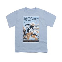 Navy Shirt Kids Navy Build Light Blue T-Shirt
