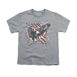 Navy Shirt Kids Navy Eagle Trident Athletic Heather T-Shirt