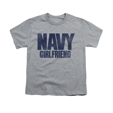 Navy Shirt Kids Navy Girlfriend Athletic Heather T-Shirt