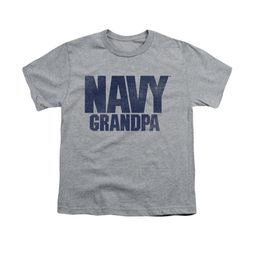 Navy Shirt Kids Navy Grandpa Athletic Heather T-Shirt Navy Shirt Kids Navy Grandpa Athletic Heather T-Shirt