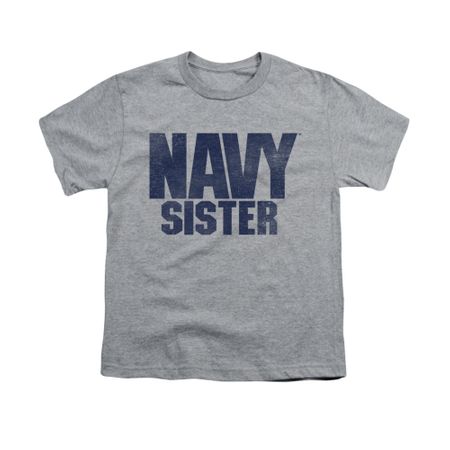 Navy Shirt Kids Navy Sister Athletic Heather T-Shirt
