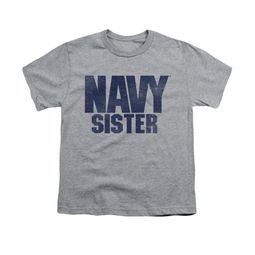 Navy Shirt Kids Navy Sister Athletic Heather T-Shirt Navy Shirt Kids Navy Sister Athletic Heather T-Shirt