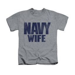 Navy Shirt Kids Navy Wife Athletic Heather T-Shirt