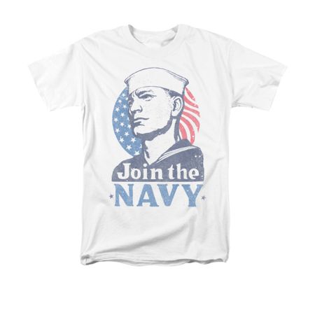Navy Shirt Navy Join The Navy White T-Shirt