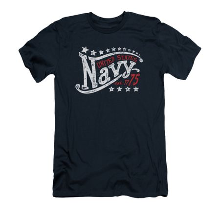 Navy Shirt Slim Fit Est 1775 Navy T-Shirt