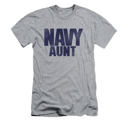 Navy Shirt Slim Fit Navy Aunt Athletic Heather T-Shirt